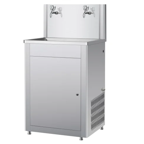 

for-Stainless Steel Commercial 2 Taps Electric Cooling Water Dispenser Cold Water Dispenser for School Dormitory and Factory%