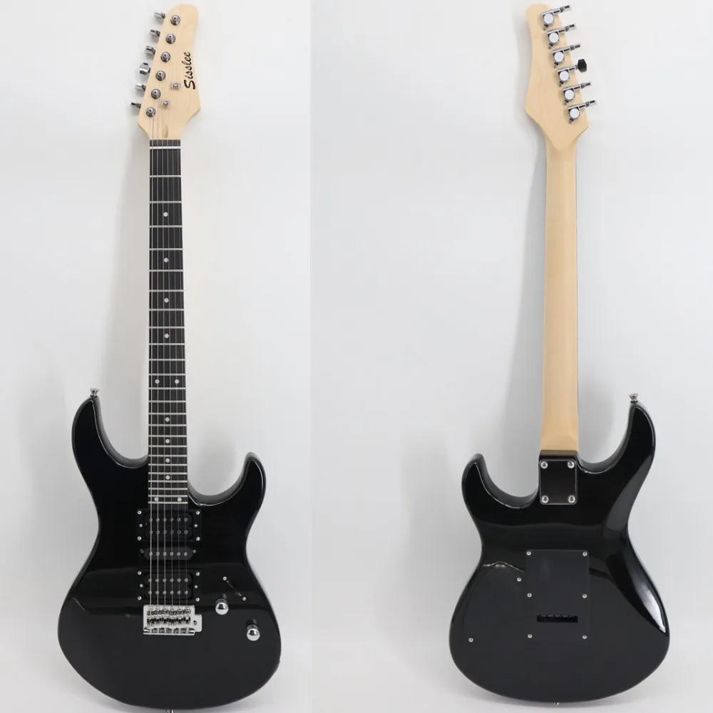 Electric Guitar 6 String Guitar Factory 24 Frets HSH Pickup Mahogany Body Ebony Neck High Quality