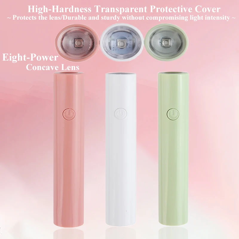 مصباح صغير محمول لتعزيز الأظافر، مصباح جل لطلاء الأظافر، كابل USB، آلة تجفيف الأظافر، مصباح LED صغير محمول بالأشعة فوق البنفسجية للأظافر