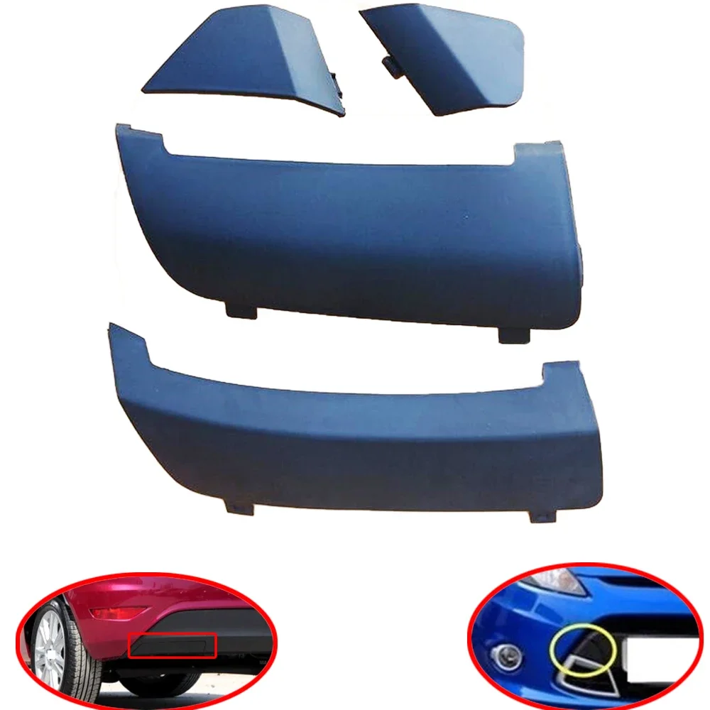 

For Ford Fiesta MK7 2009-2013 Hatchback Front / Rear Bumper Tow Hook Cover Traction Lid Trailer Cap Shell Trim Hood