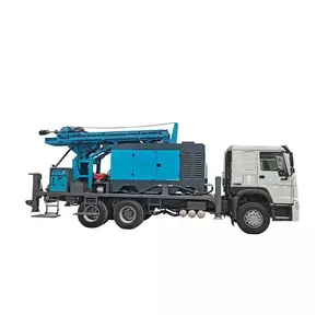 300M عمق الهيدروليكية الروتاري آلة حفر آبار المياه DTH شاحنة شنت آلة حفر آبار المياه أفضل 10 أجهزة حفر آبار للمبيعات - رقم 6