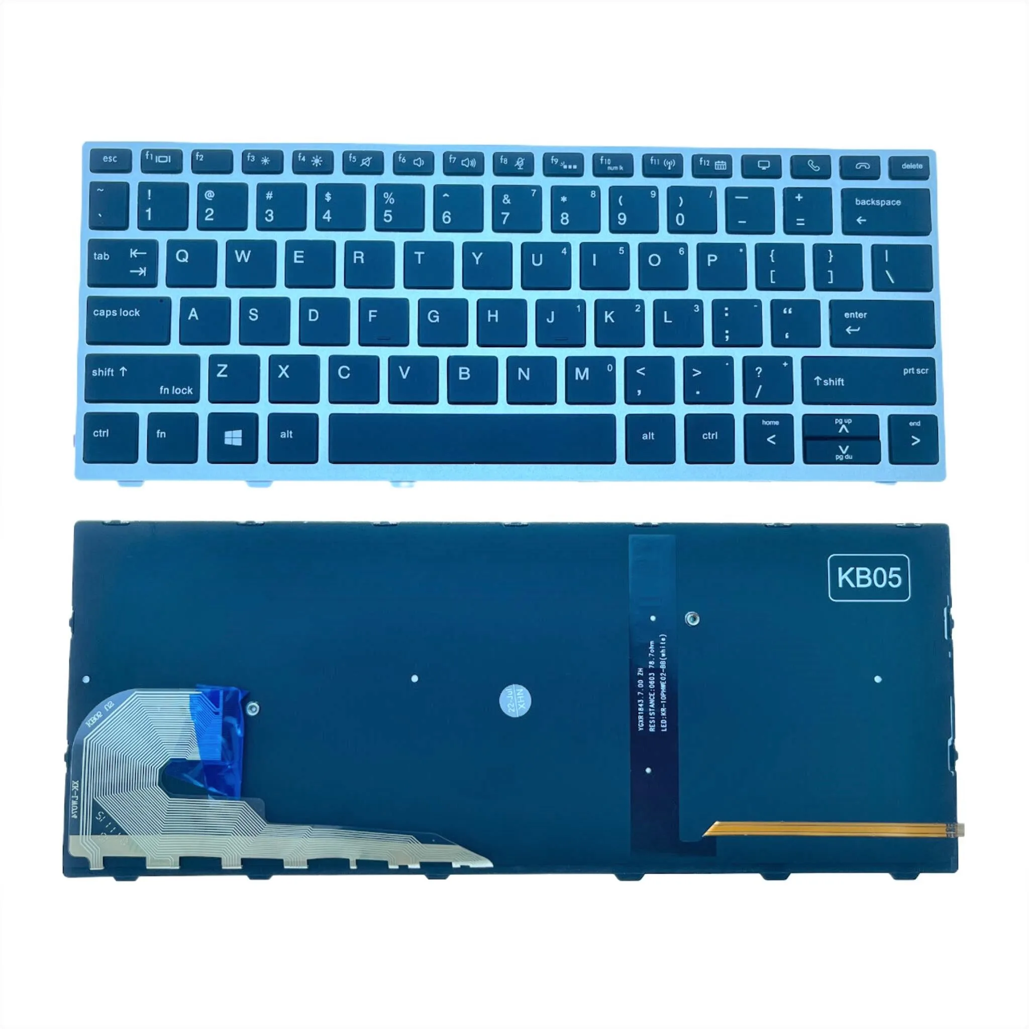 New/Orig US Laptop Backlit Keyboard For HP Elitebook 730 g5 735 G5 830 G5 836 G5 Notebook PC Replacement