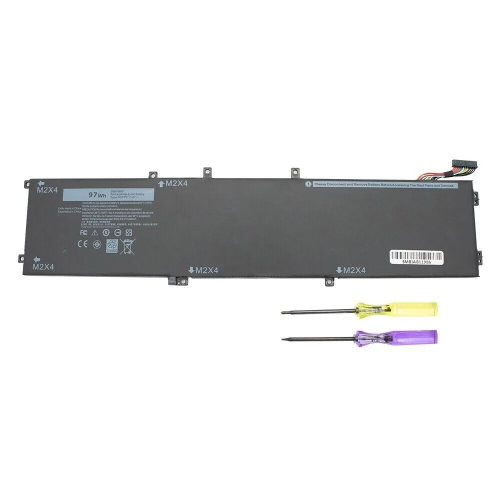 New OEM 97Wh 6GTPY Battery For Dell Precision 5520 5530 XPS 15 9560 9570 Battery Replacement Shipping Within 24 Hours