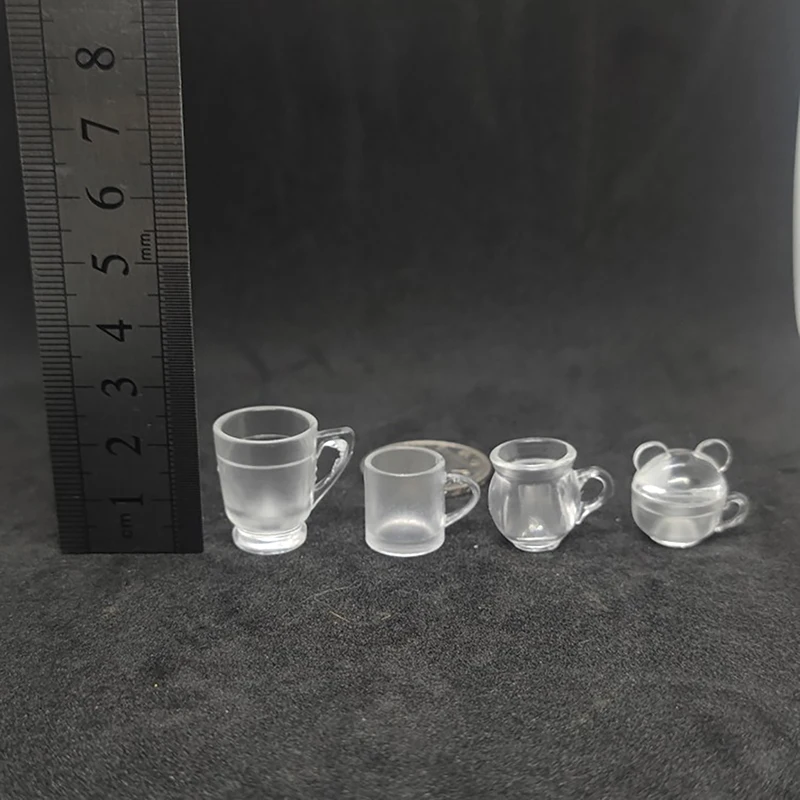 1 szt. Forma silikonowa do kubka do napojów dla lalek, mini kubeczki do domku dla lalek, model, akcesoria dekoracyjne do domku dla lalek, zabawka do zabawy w udawanie