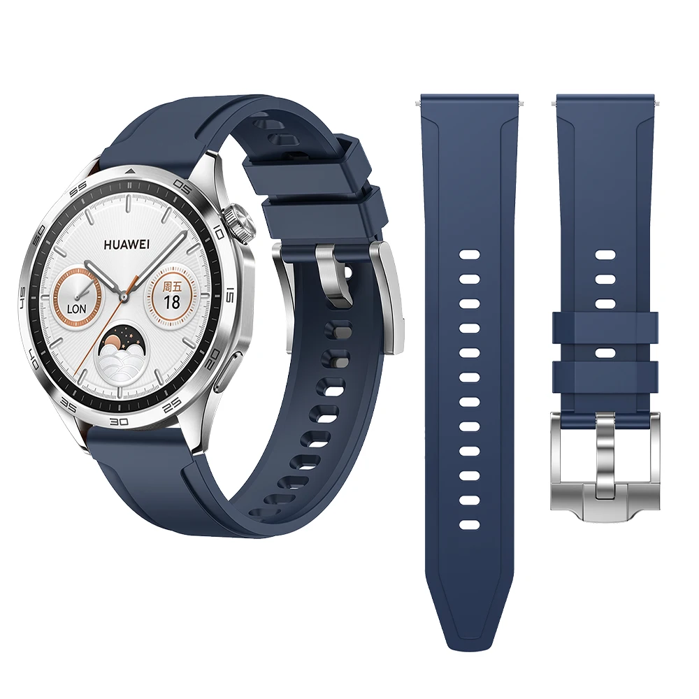 22MM Watch Strap For Garmin Forerunner 745 255 965 265 VENU 2 Fluororubber Band For Xiaomi Watch S3 S2 S1 Pro Mi Watch Color 2 image 6