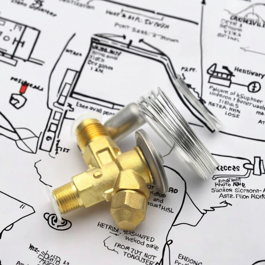 

High Quality Copper/Brass Metal Thermal Expansion Valve New For Refrigeration Equipment Heat Exchange Accessory