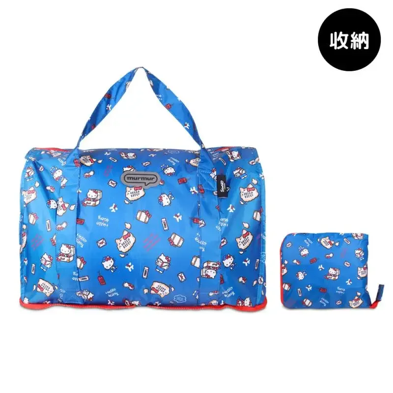 حقيبة سفر هالو كيتي سانريوس كارتون جيرل مقاومة للماء وقابلة للطي للتخزين وحقائب محمولة متعددة الوظائف للنساء بسعة كبيرة