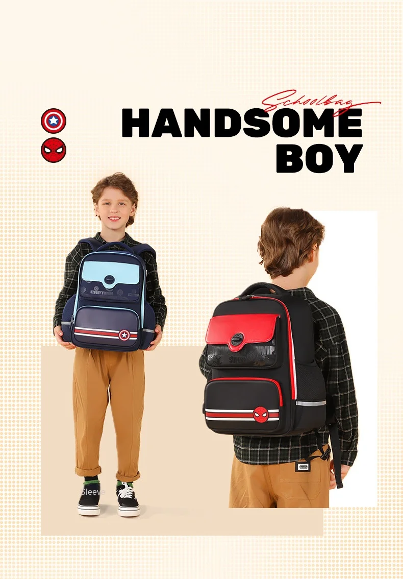 nuovo-zaino-scolastico-marvel-per-ragazzi-zaino-ortopedico-per-studenti-delle-elementari-dalla-prima-alla-quarta-elementare-spider-man-captain-america-mochilas-escolares
