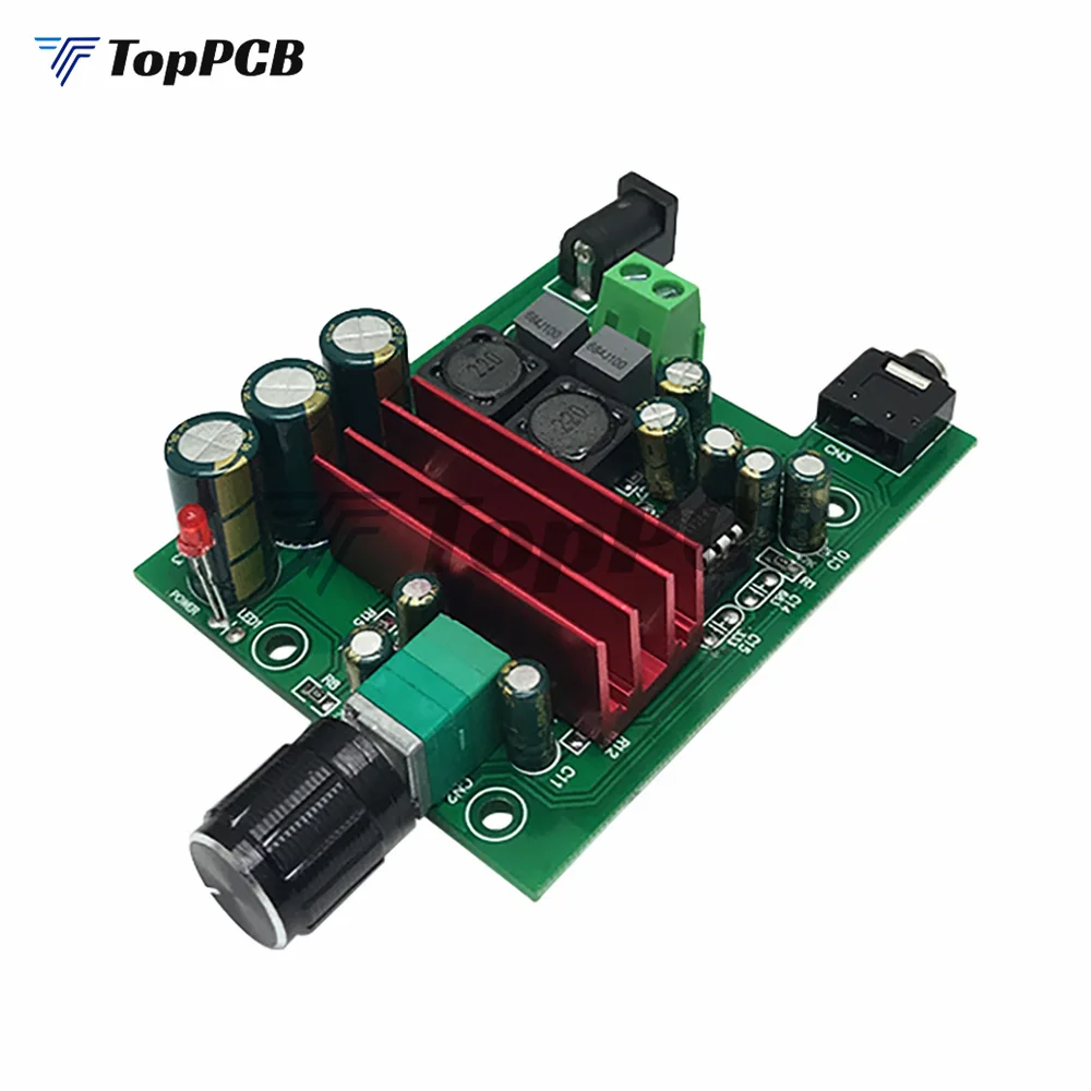 TPA3116D2 Subwoofer Digital Power Amplifier Board TPA3116 Amplifiers 100W Audio Module NE5532 amplifier board size: 75X60MM