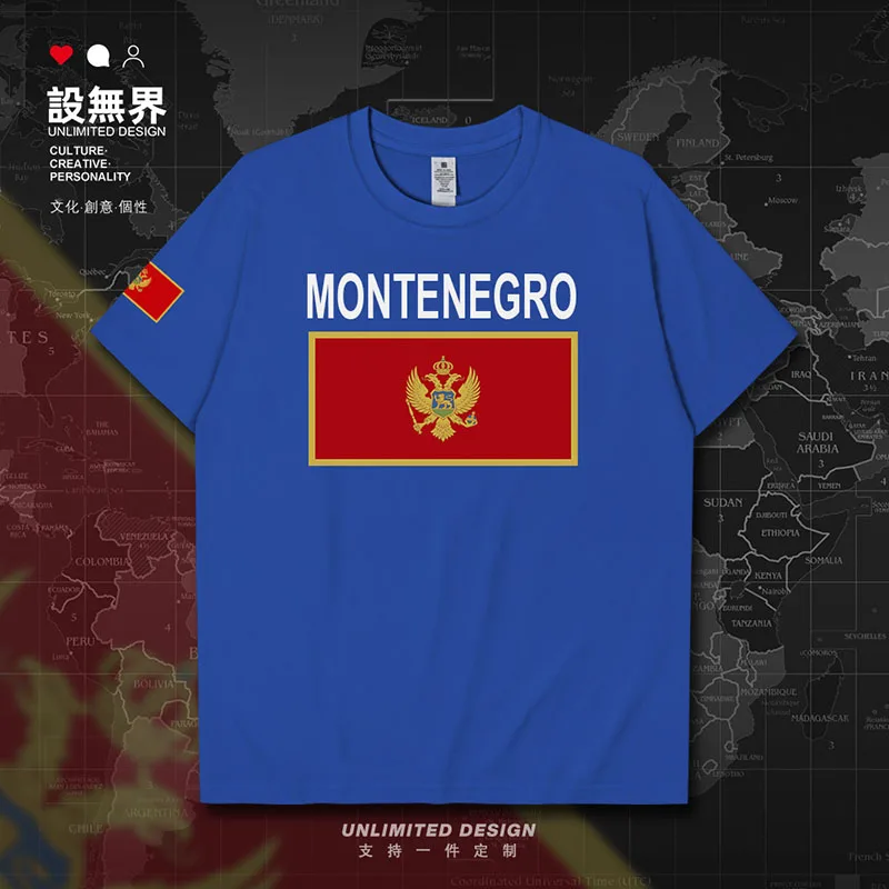 Montenegro MNE Crna Gora Montenegrin ME camiseta para hombre nueva ropa de reunión para hombre camisetas de moda deportivas casuales ropa de verano