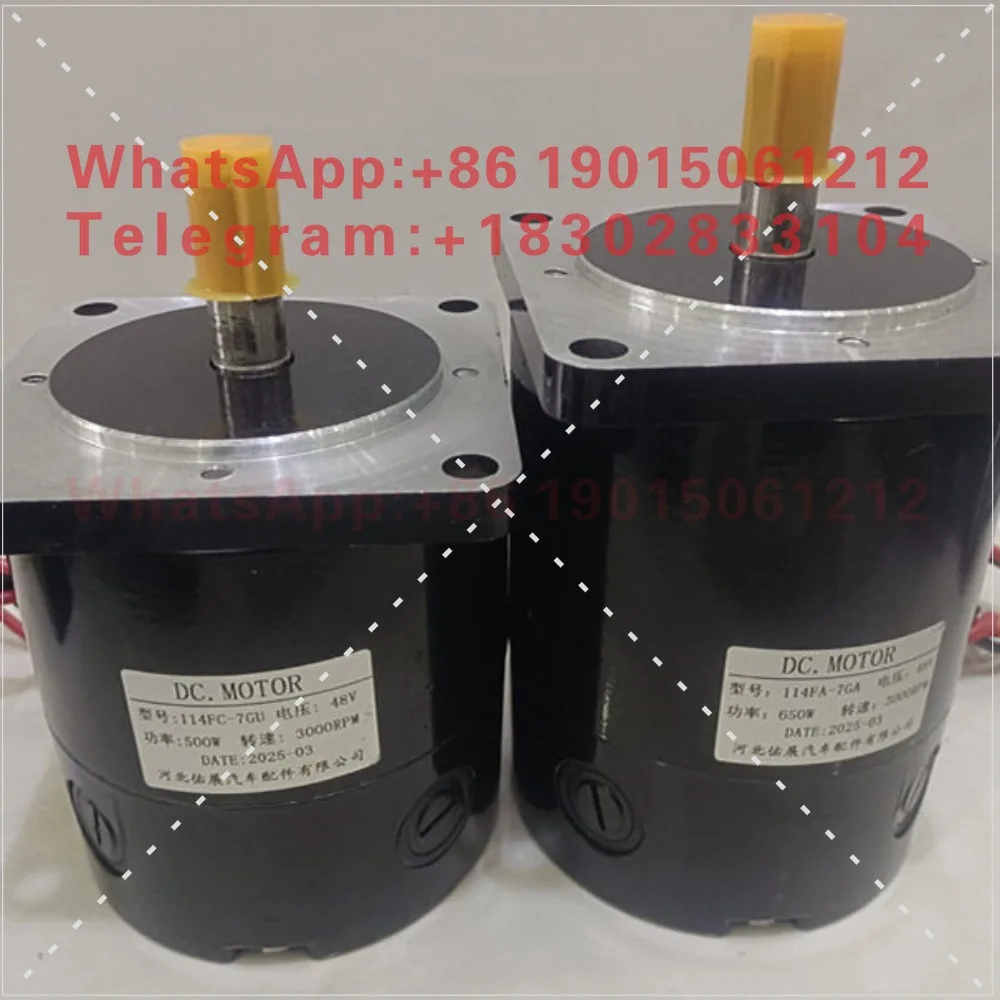 48V sweeper fan motor 114FA-7GA 500W 650W sanitation truck DC fan motor