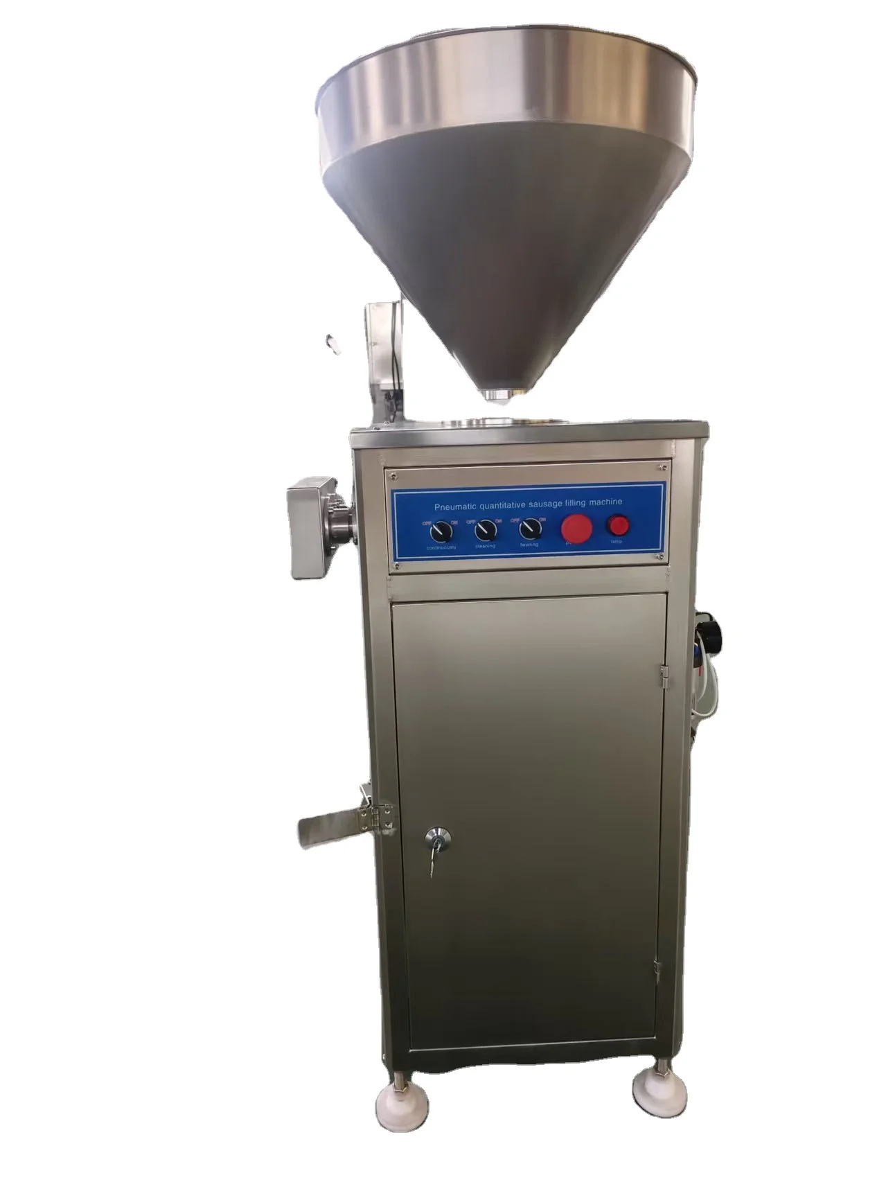 Commercial Sausage Stuffer Machine 304 Stainless Steel Automatic Sausage Filling Maker For Meat Processing Factory