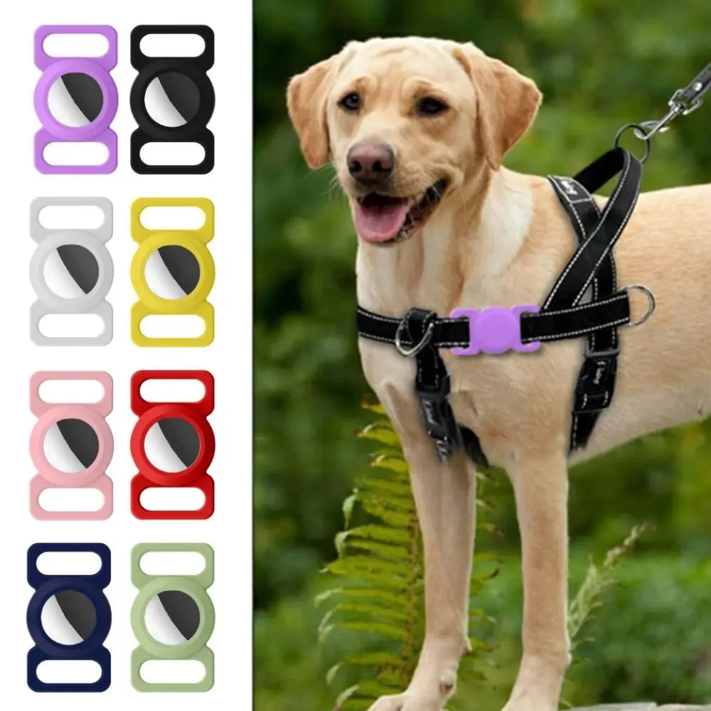 Waterproof Silicone Case for Airtags Anti-scratch Protective Shell Locator Tracker Protective Cover Dog Cat Collar Accessories