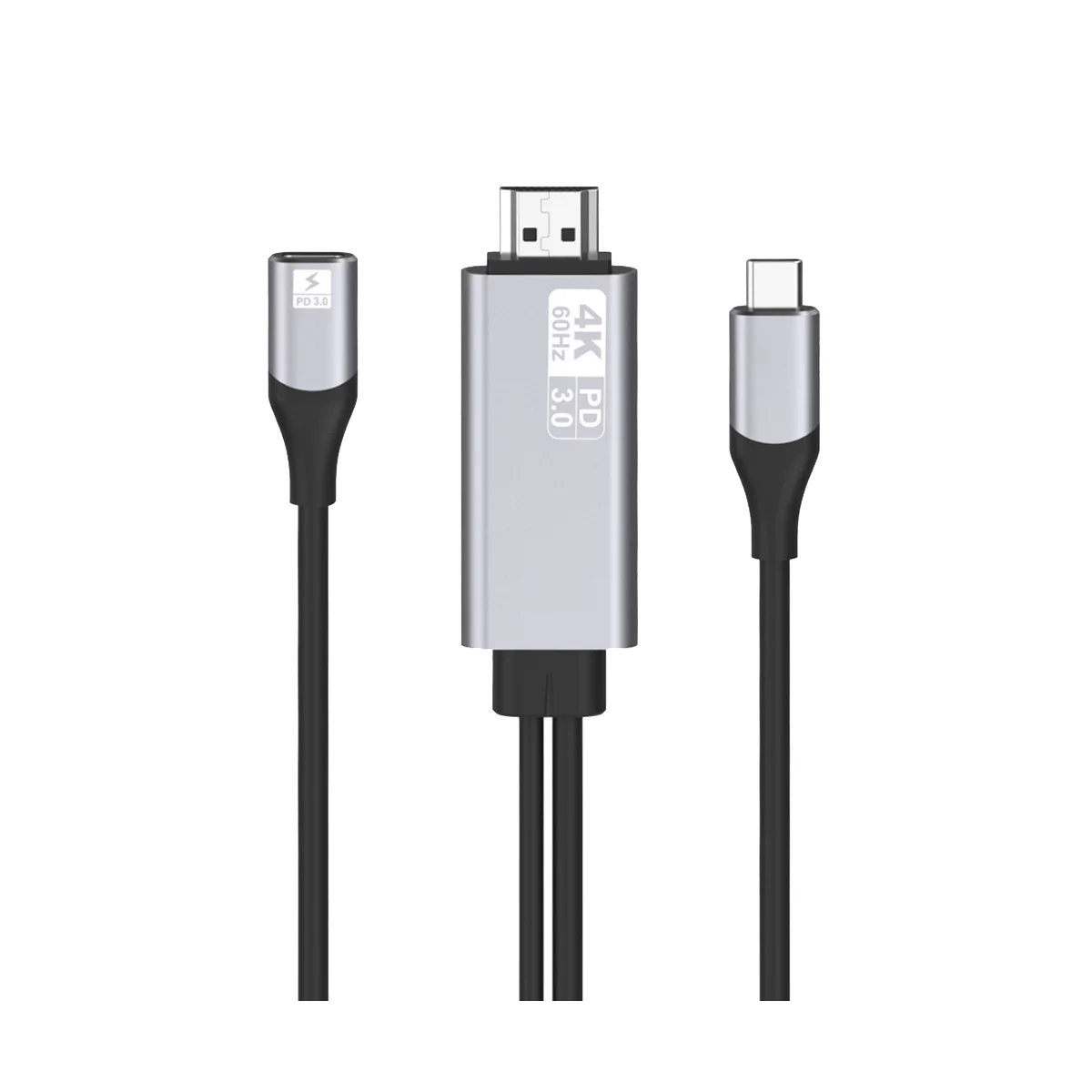 4K@60Hz Type C to -Compatible Cable Screen Mirroring Device for Laptop Converter Adapter Screen Sharing Accessories