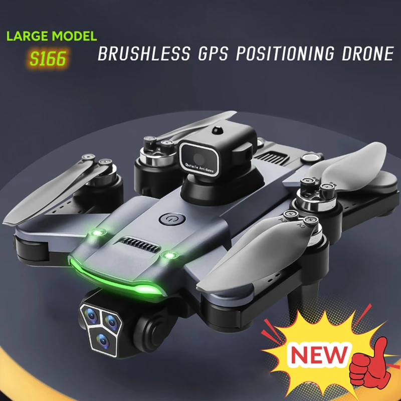 

​SAHE NEW S166 Drone 8K 5G GPS Professional HD Aerial Photography Dual-Camera Omnidirectional Obstacle Avoidance Quadrotor