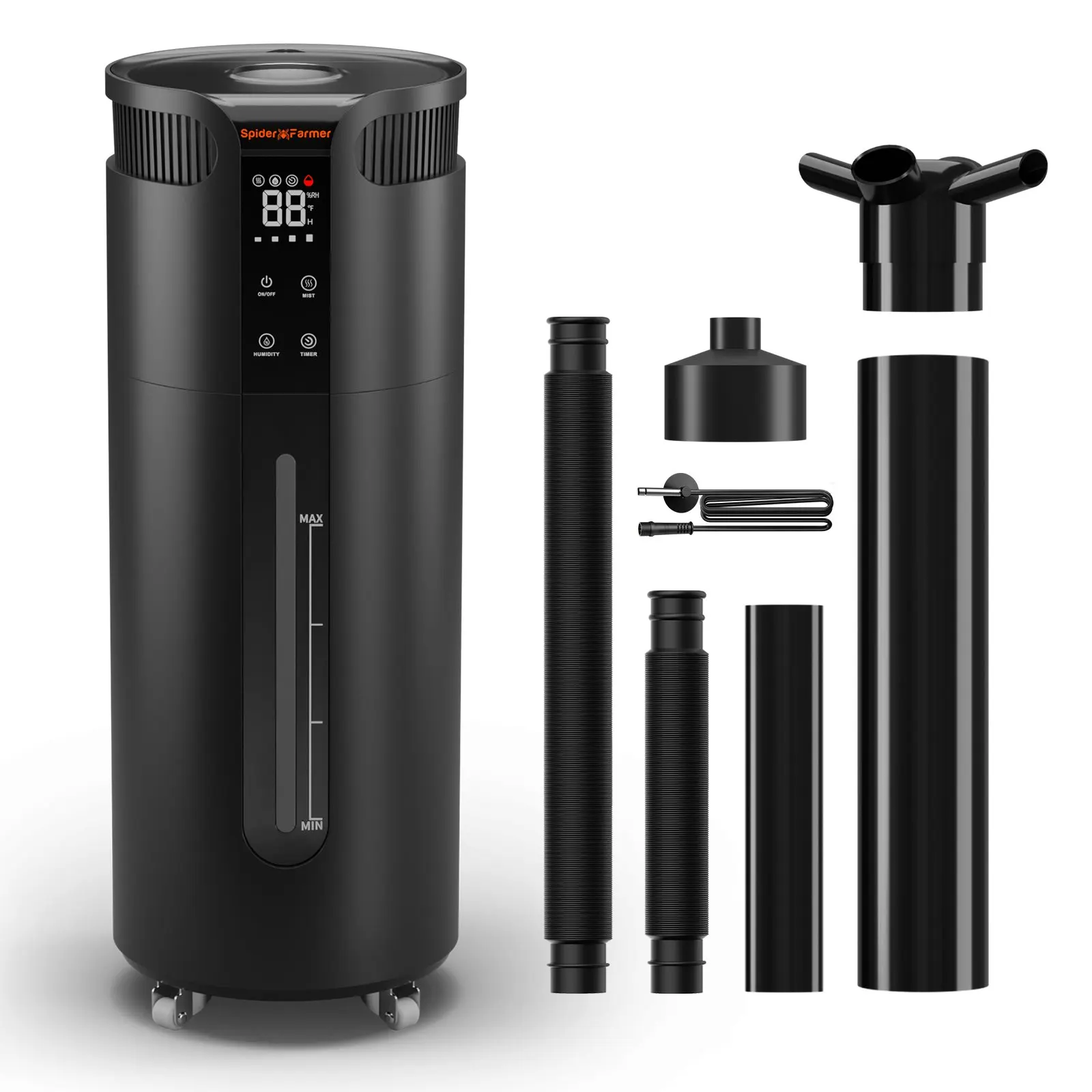 

Spider Farmer 16L Cool Mist Humidifier Ultrasonic with Temperature & Humidity Probe for Plants Indoor Grow Tent