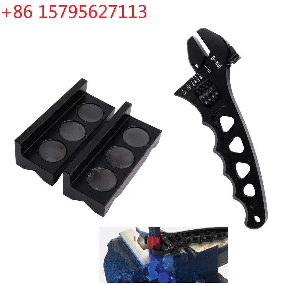 

Инструмент для самостоятельной модификации автозапчастей: защитная вставка для концевых соединений шлангов + регулируемый алюминиевый ключ