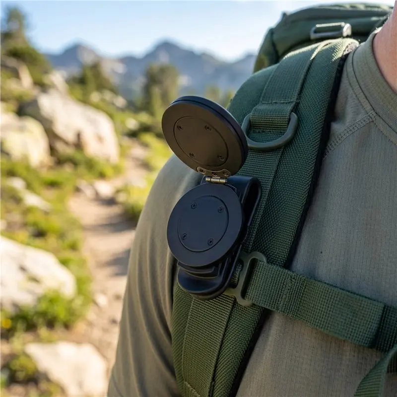 A96T For Looki L1 Anti-Slip Wearable Mount For POV Recording-Adjustable Magnetic Body Clip