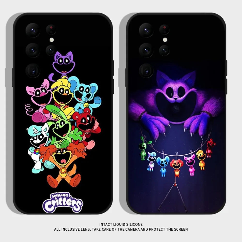 

S-SmilingS Game C-Critter Phone Case For Samsung S21,S22 Ultra,S20,S30 plus,S22 plus,S23,S30 ultra 5G Silicone Cover