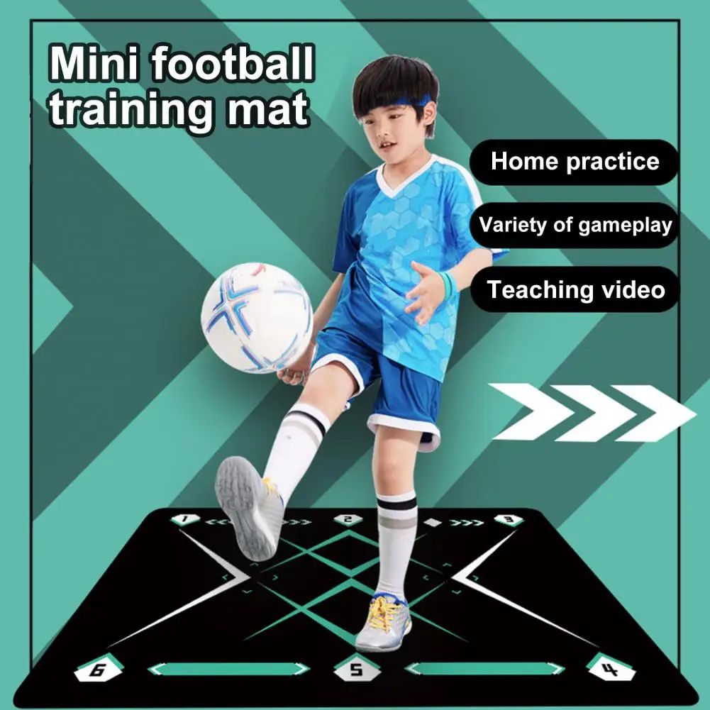 Dribbling Skills Enhancement Mat Soccer Footstep Training Mat for Ball Control Improvement Agility Enhancement for to for Speed