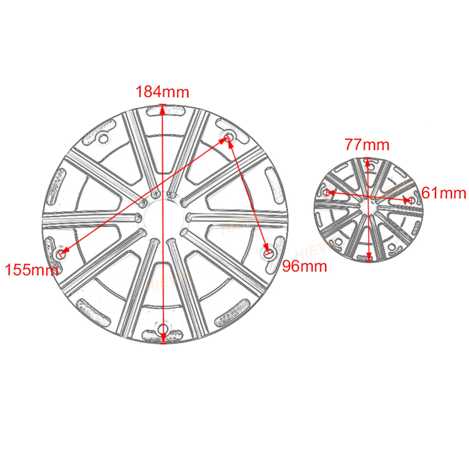 Motorcycle Derby Timing Timer Cover 5 holes Engine Cover For Harley Touring Road King Electra Glide Street Glide Softail Dyna