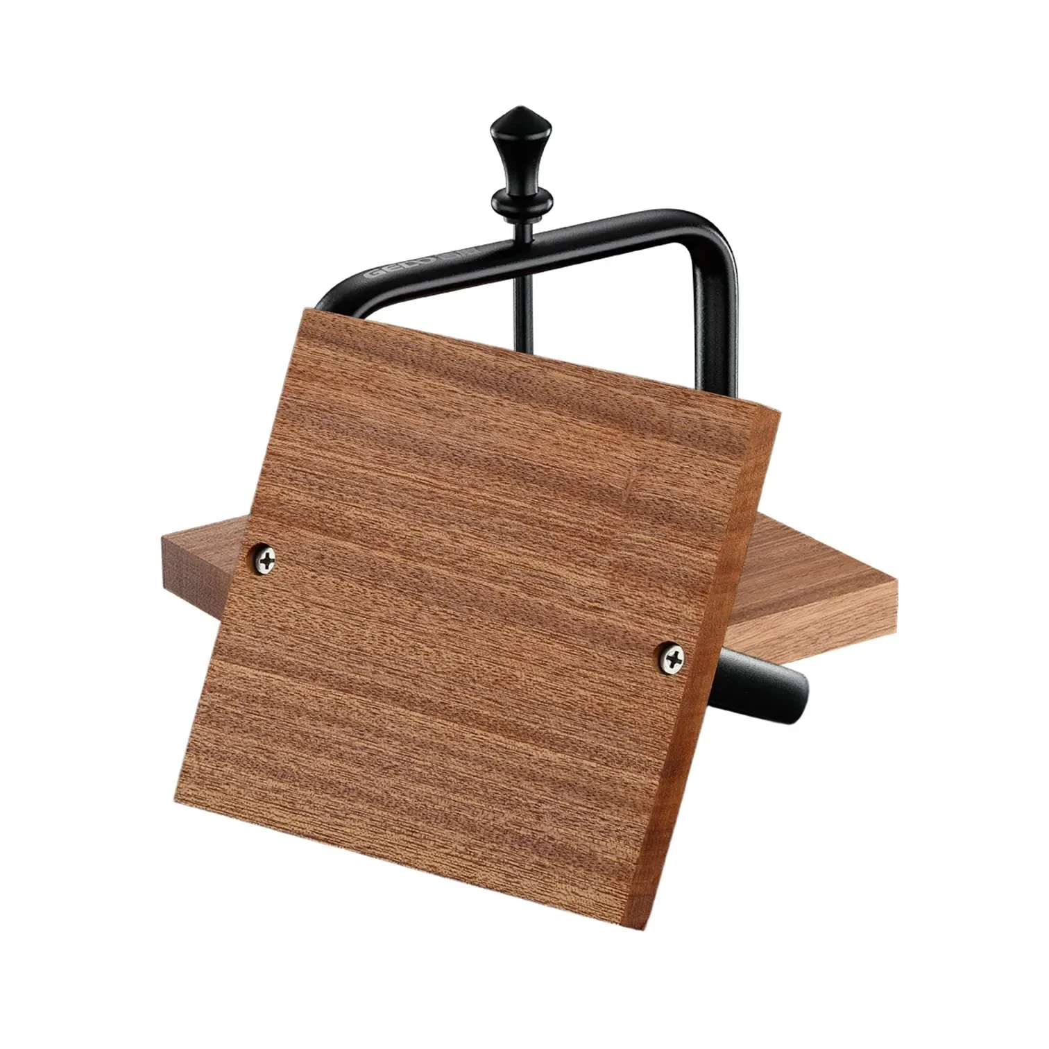 Certification Desktop Tissue Holder Minimalist Design Sapelli Wood Base and Aluminum Alloy Frame Canteen Napkin Case