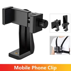 Mobile Phone Clip Tripod Phone Mount 1/4