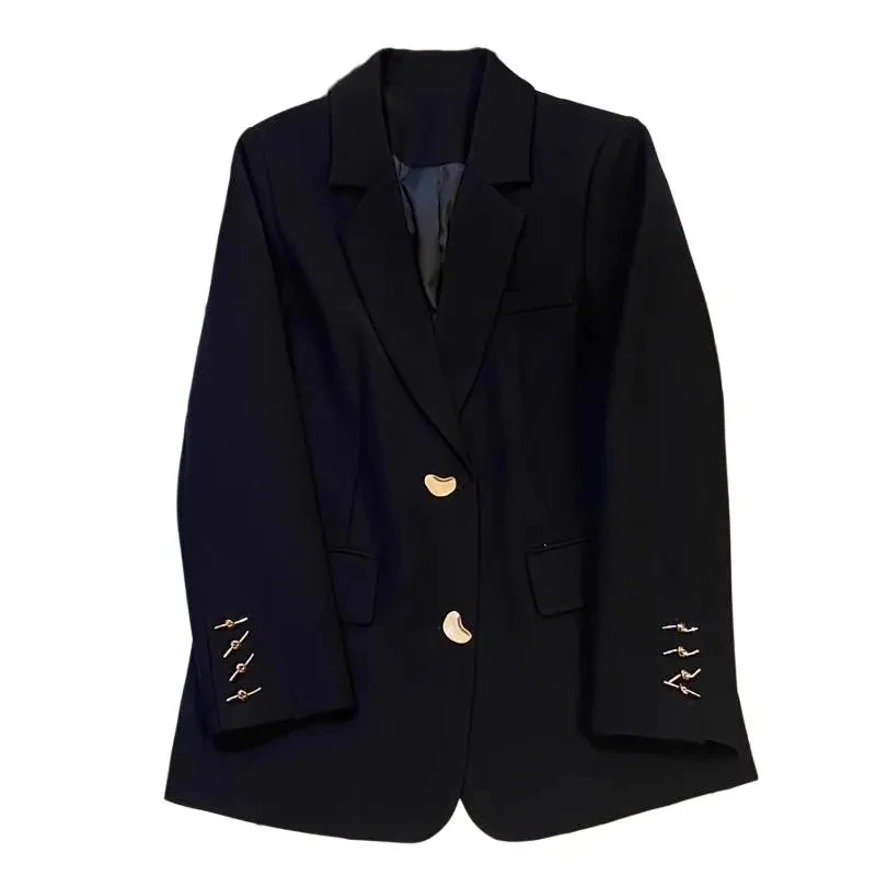 بدلة نسائية غير رسمية متعددة الاستخدامات Jaet 2025 ربيع النسخة الكورية الجديدة تصميم راقي ملابس خارجية من ألياف البوليستر #5