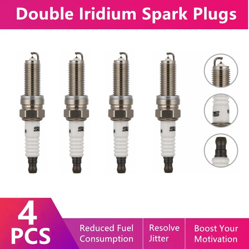 Double Iridium Spark Plug C-09 For Genesis G70 Hunting Truck G70(2021 2022 20232024) 2.0t Auto Parts Ilkr7j8