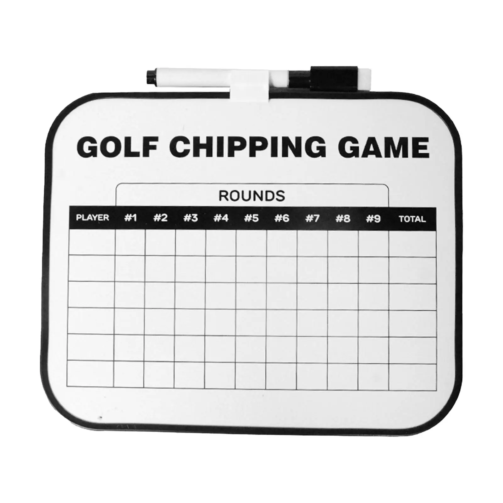 2-4pack Erasable Golf Scorecard Data Record Board for Coaching Golf Game Gifts