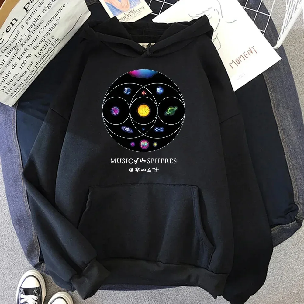 2025 Coldplay The Spheres Hoodies I Will Try To Fix You Print Hoodie Autumn Hoodies Classic Women Men Vintage Hooded Sweatshirts