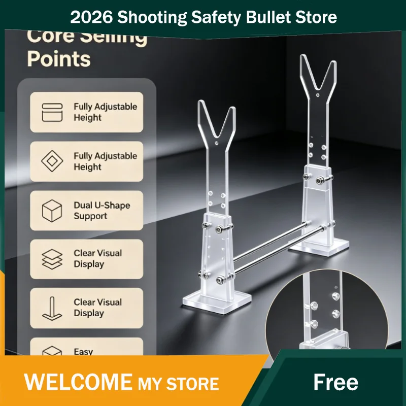 Multi-angle Acrylic Display Holder with Stainless Steel Fasteners Clear Desktop Rack for Decorative Scale Models