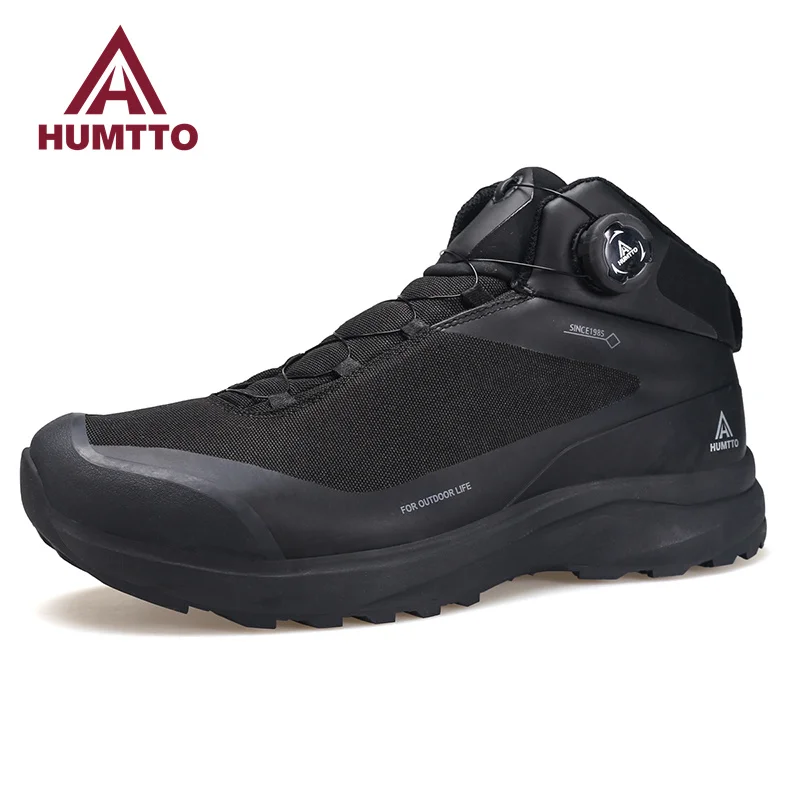 Humtto sapatos de inverno para homem respirável preto à prova dwaterproof água casual dos homens tênis moda esporte luxo designer executando