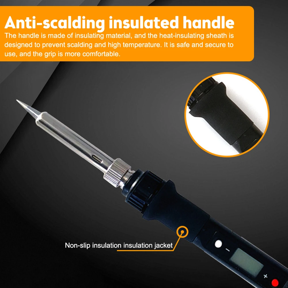 80W Electric Digital Soldering Iron Station 220V 110V 180-480 ° C Temperature Adjustable Welding Soldering Tips Tools Accessorie