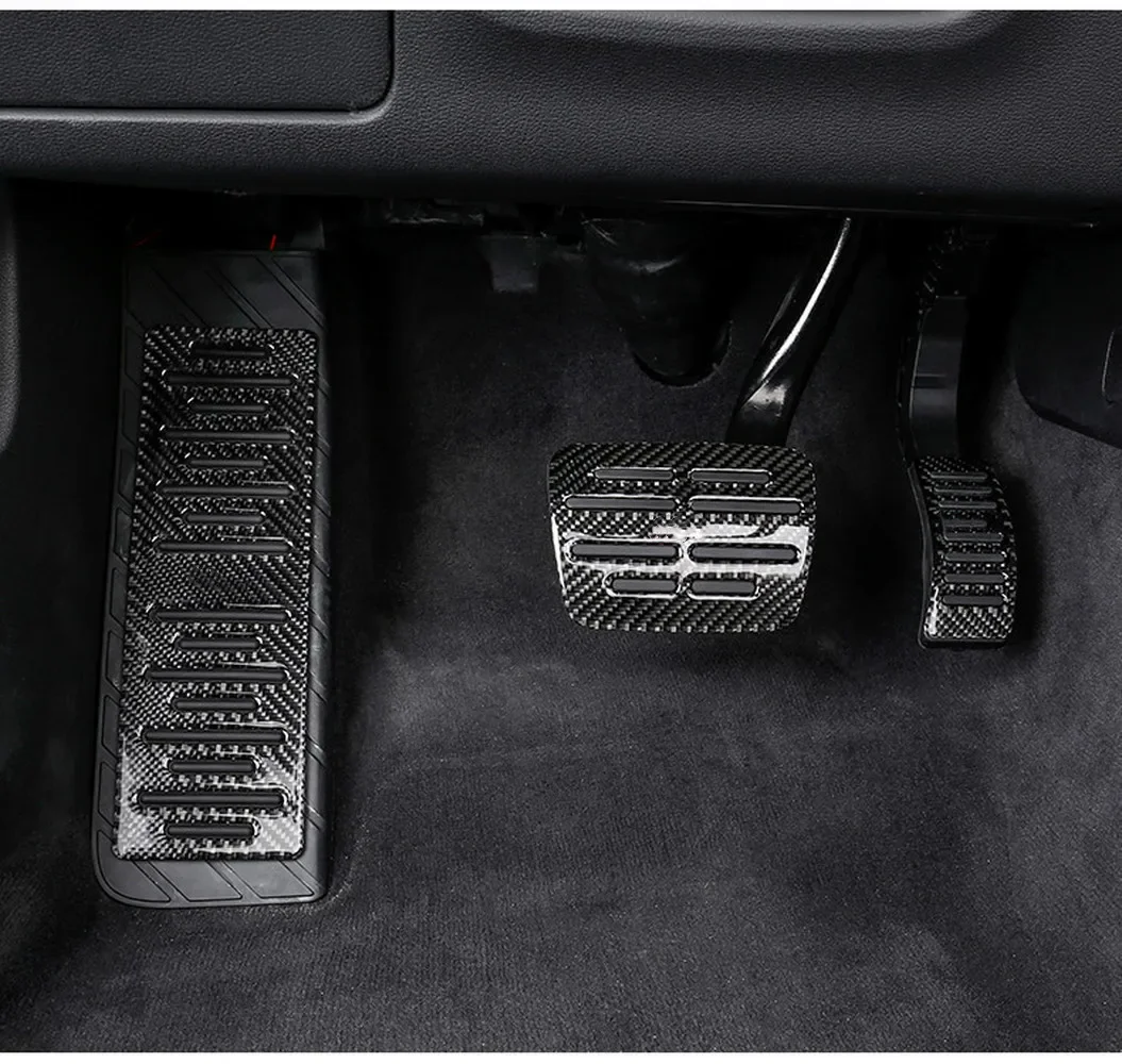 

Новые педали для Audi Q5 Q5L A5 A7 A4L A6 A6L Q7 педаль акселератора педаль тормоза из алюминиевого сплава углеродное волокно модификация педали