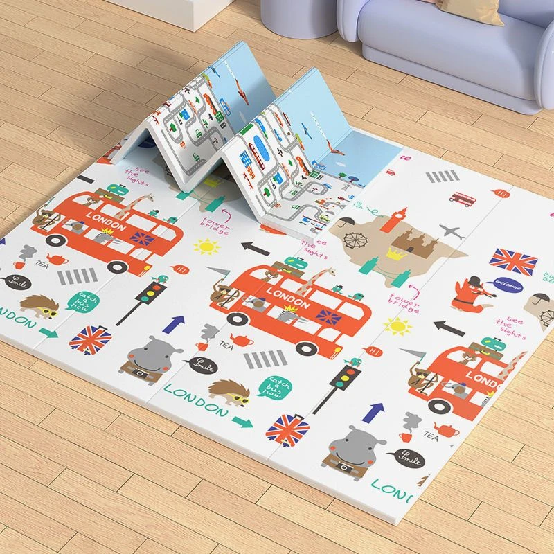 Baby Play Mat Non-Toxic Foldable Educational Children's Carpet in The Nursery Climbing Pad Kids Rug Activitys Games Toys 180*100