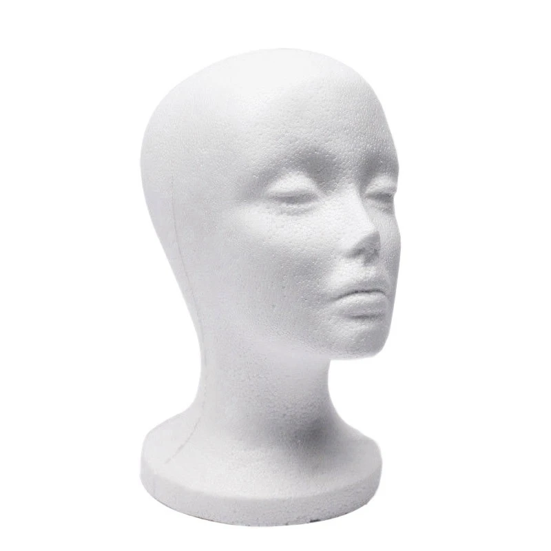 

Foam Mannequin Head Model Sunglasses Eyeglass Stand Hat Cap Display Holder Headset Mannequin Head Display Stand Rack