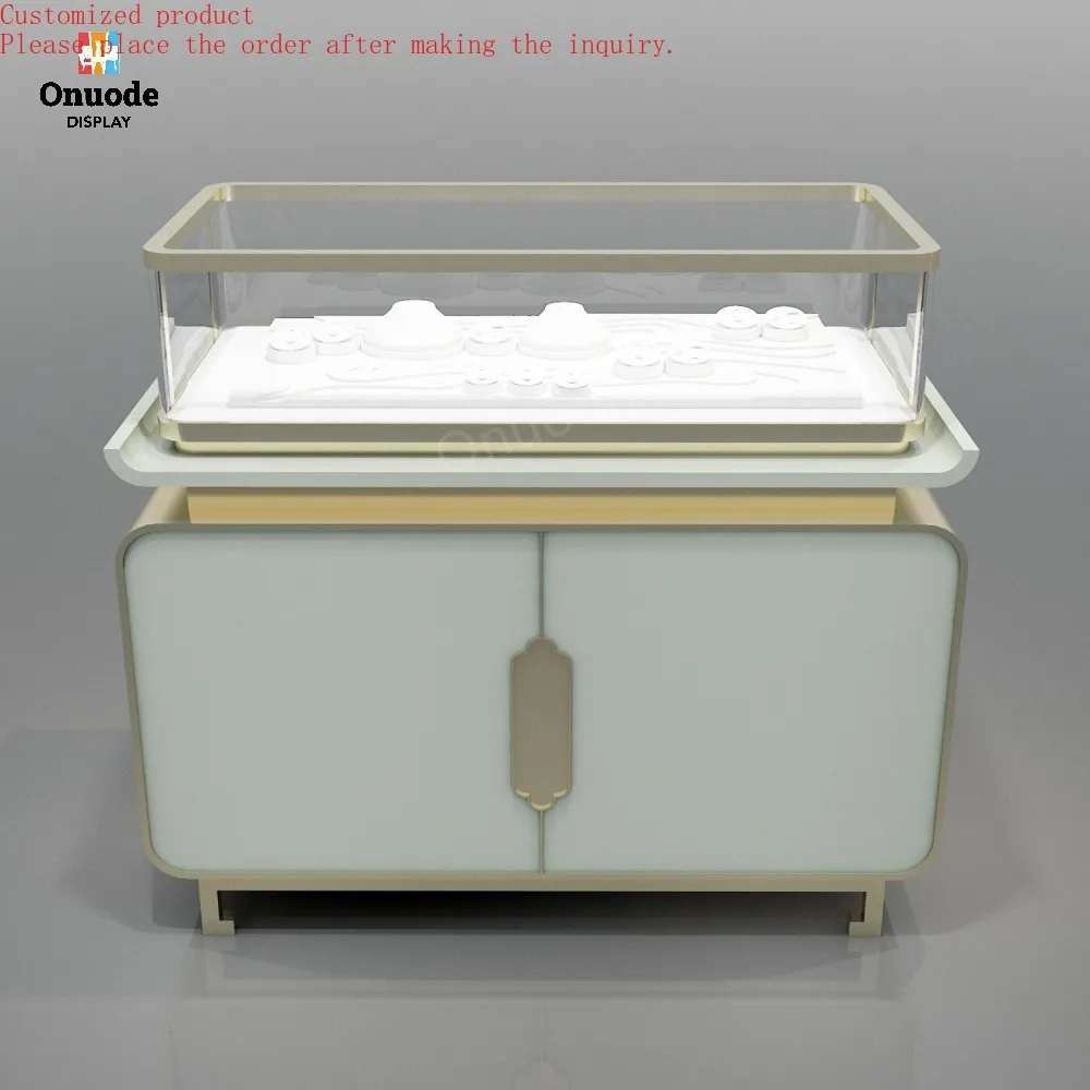 

Custom.Modern Jewelry Store Interior Design Customized Glass Jewelry Showcases Displays for Jewelry Shops in Shopping Malls