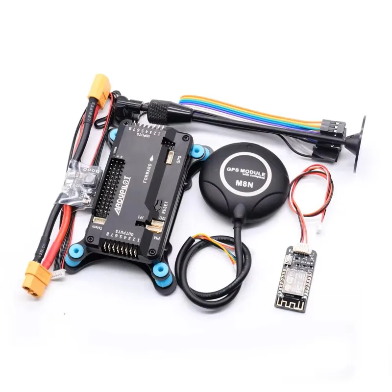 Kit de Drone F450 avec cadre 450 pour APM2.8 + M8N GPS + amortisseur + support GPS avec train d'atterrissage