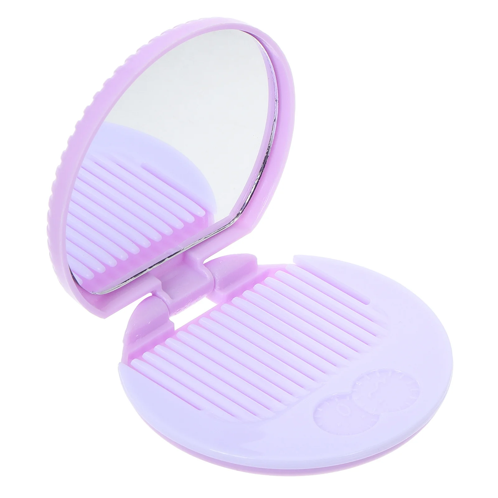 携帯用コンパクトチョコレートクッキーミラーコームトラベルミニメイクアップミラー折りたたみポケット財布アクセサリーメイクアップポータブル