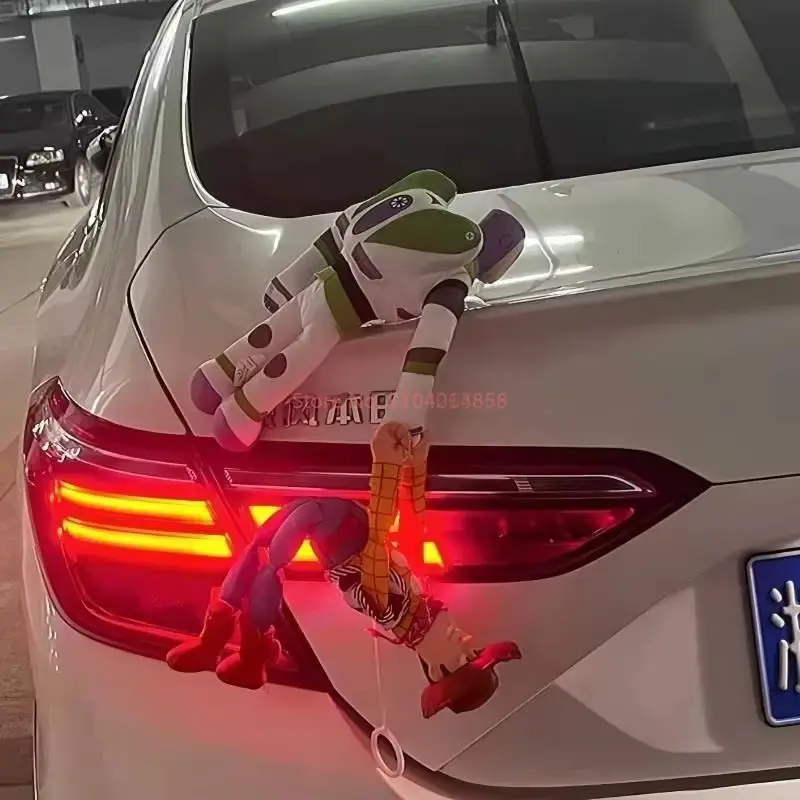 おもちゃの車の人形,45cm,かわいい車のアクセサリー,車の装飾,ウッディへのギフト,バズライトイヤー,トレンディ