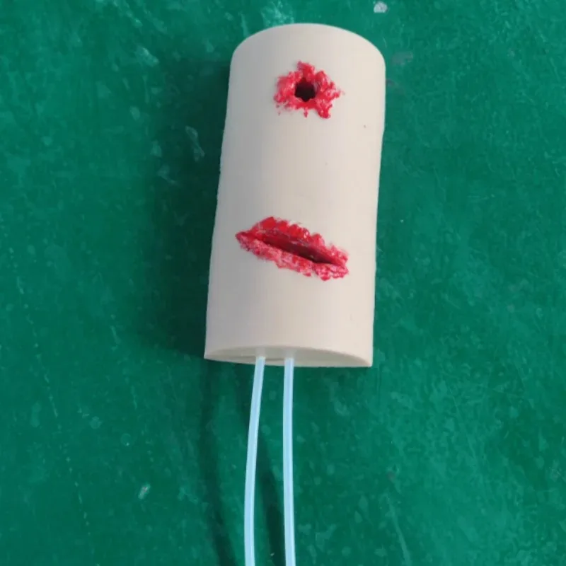 Silicone Model Artificial Scar Silicone Model Skin Suture Model Silicone Wound Hemostasis Knife Wound Gun Wound