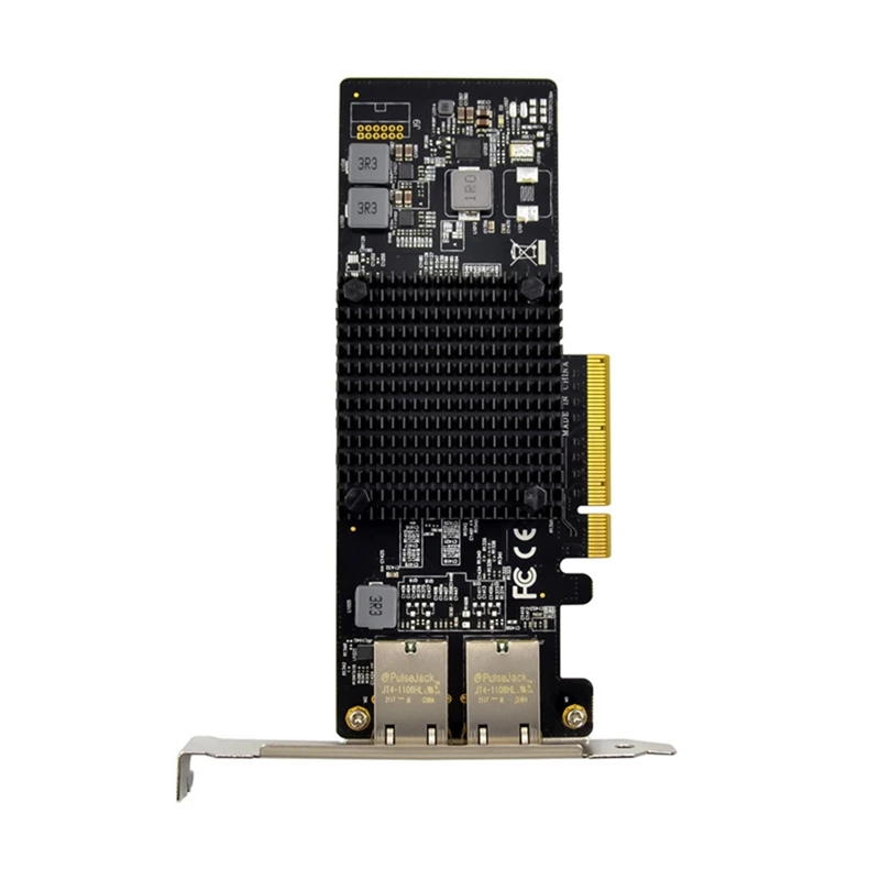 X550-T2 Black Server Network Card PCIE X8 Dual Port RJ45 10Gbe Network Server Network Card Converged Network Adapter