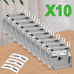 5/10Pcs M-K231 Compatible Brother 12mm MK Label Tape MK231 MK-231 MK-131 431  631 for Brother P-touch Label Printer PT-70 PT-80