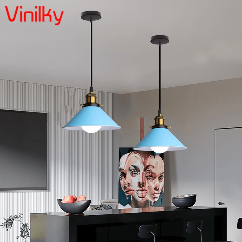 

Modern LED Pendant Light Kitchen Restaurant Indoor Decore Nordic Colorful Ceiling Hanging Lamp for Living Room Lighting Fixtures