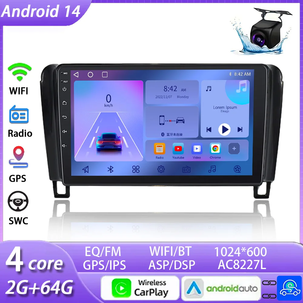

Android14 2din Car Android Car Video Stereo GPS DSP Android Auto Carplay Car Radio Multimedia For Nissan Serena 4 C26 2010-2016