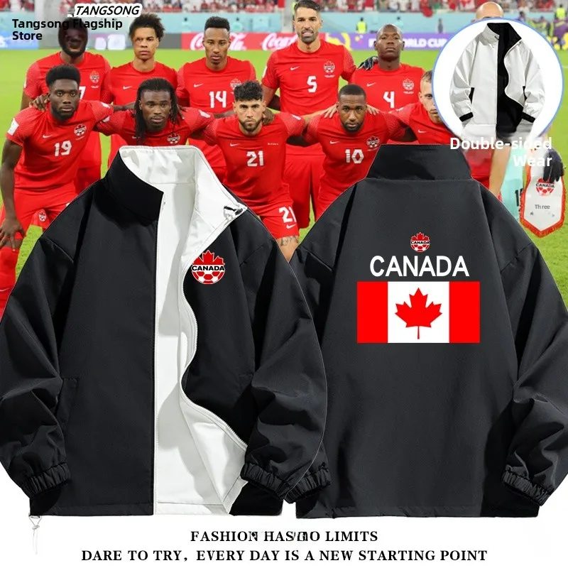 

Куртка для болельщиков Кубка Америки 2024, двусторонняя, свободного кроя, на молнии, для мужчин и женщин