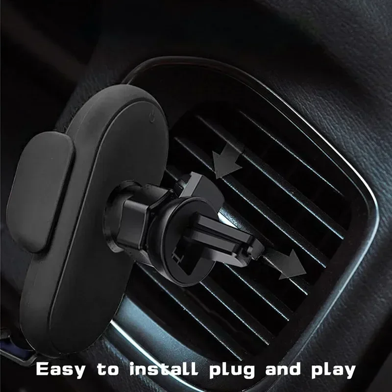 VIKEFON Car Wireless Charger Car Phone Holder for iPhone 17-12 Max 11 Pro X MAX 8 7 Plus Intelligent Infrared Phone Holder