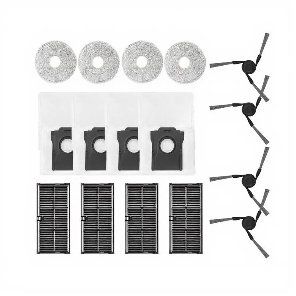 For Dreame For Mova E40 Ultra Vacuum Accessory Kit:Mop, Brush, Dust Bag & Filter  Brush Filter Mop Cloth Bag Cleaning