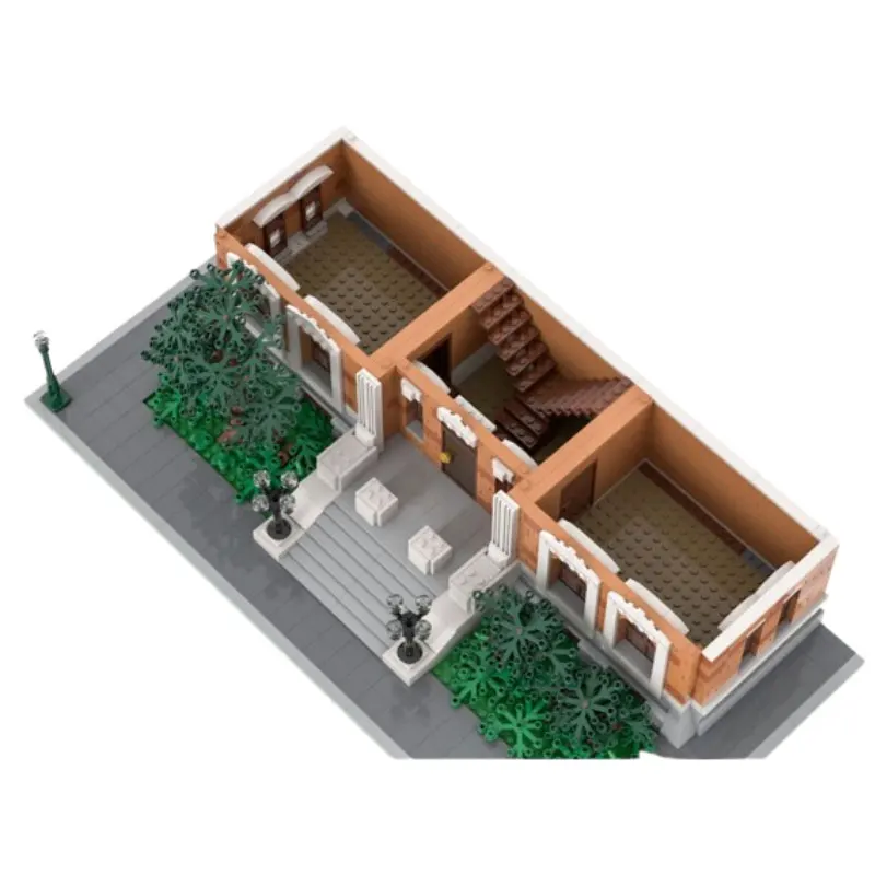 بقعة MOC-100578 3104 قطعة البناء الحديثة وحدات برج الساعة لتقوم بها بنفسك تجميع الجسيمات الصغيرة اللبنات لعبة تعليمية نموذج Gi